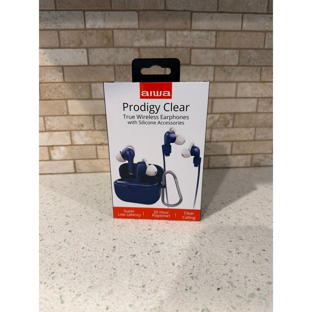 Aiwa Prodigy Clear True‎ Wireless Earphones w/ Accessories AI1006KITS